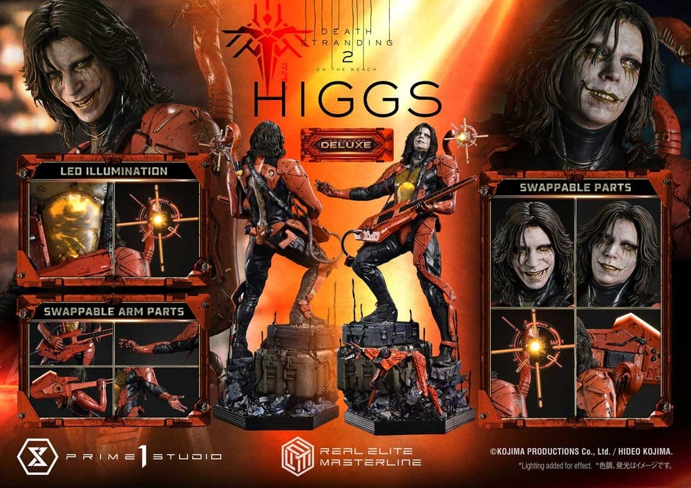 Death Stranding 2: On The Beach Real Elite Masterline Statue 1/3 Higgs DX Bonus Version 81 cm [18]