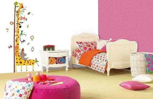 Decoratie camera copilului abtibilduri masuratoare Prietenii din Amazon, Djeco [4]