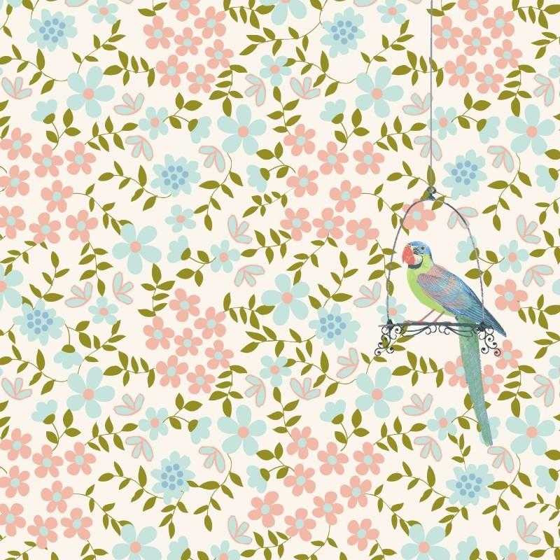 Decoratie camera copilului Tapet romantic, Djeco [1]