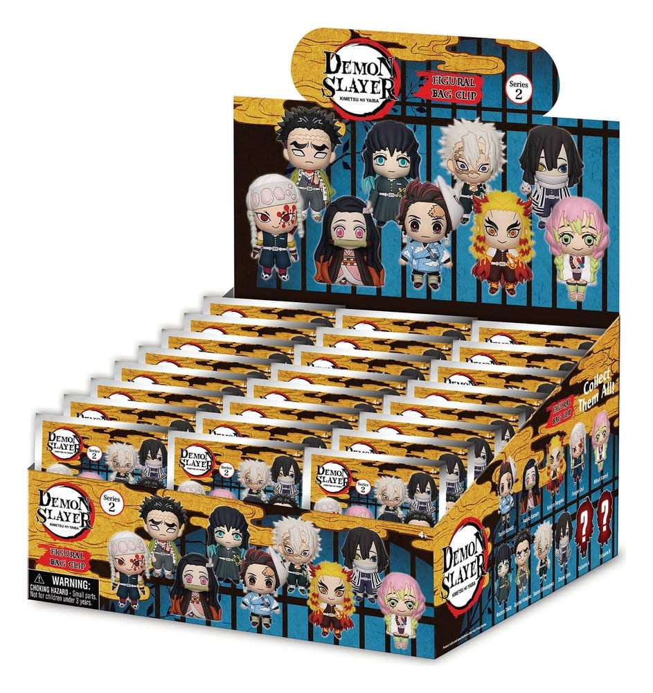 Demon Slayer: Kimetsu no Yaiba PVC Bag Clips Series 2 Display (24) [3]