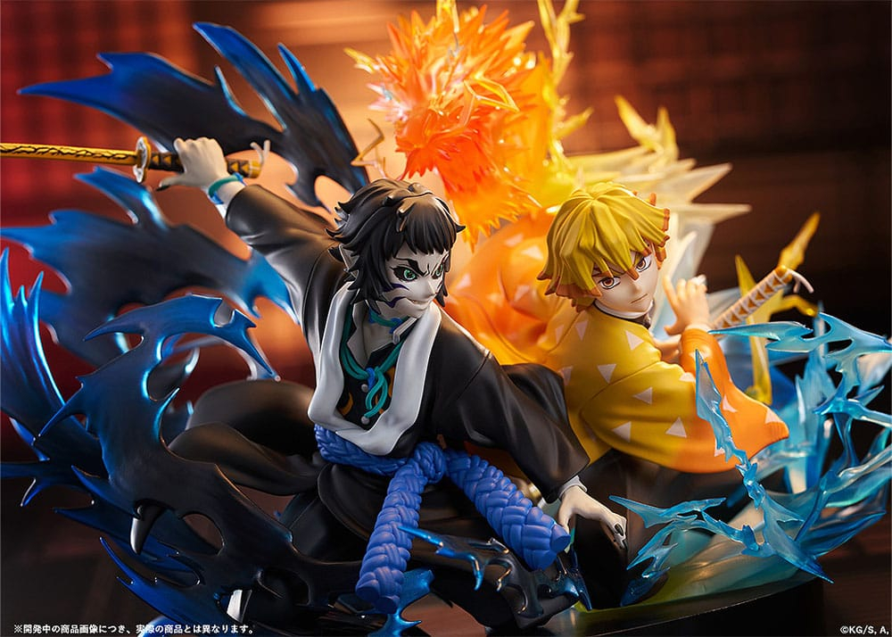 Demon Slayer: Kimetsu no Yaiba PVC Statue Zenitsu Agatsuma & Kaigaku 15 cm [19]