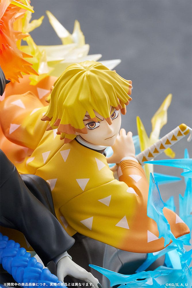 Demon Slayer: Kimetsu no Yaiba PVC Statue Zenitsu Agatsuma & Kaigaku 15 cm [15]