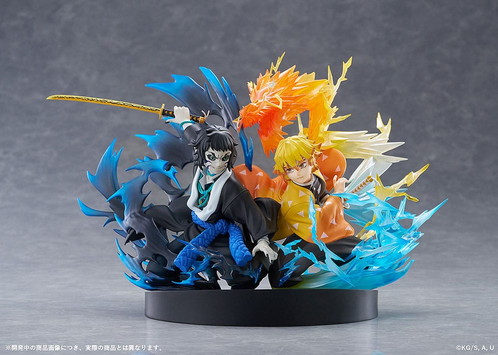 Demon Slayer: Kimetsu no Yaiba PVC Statue Zenitsu Agatsuma & Kaigaku 15 cm [2]