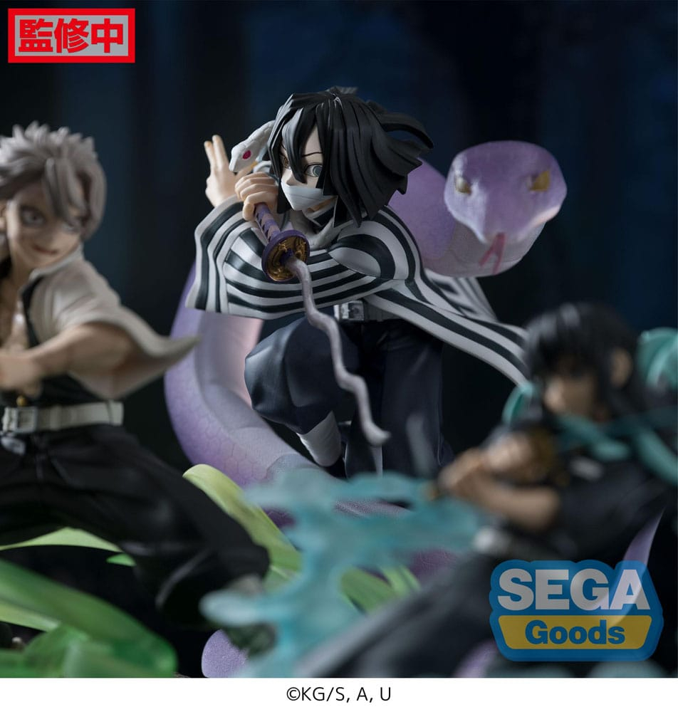 Demon Slayer: Kimetsu no Yaiba Xross Link Anime PVC Statue Obanai Iguro Hashira Training Arc 14 cm [5]