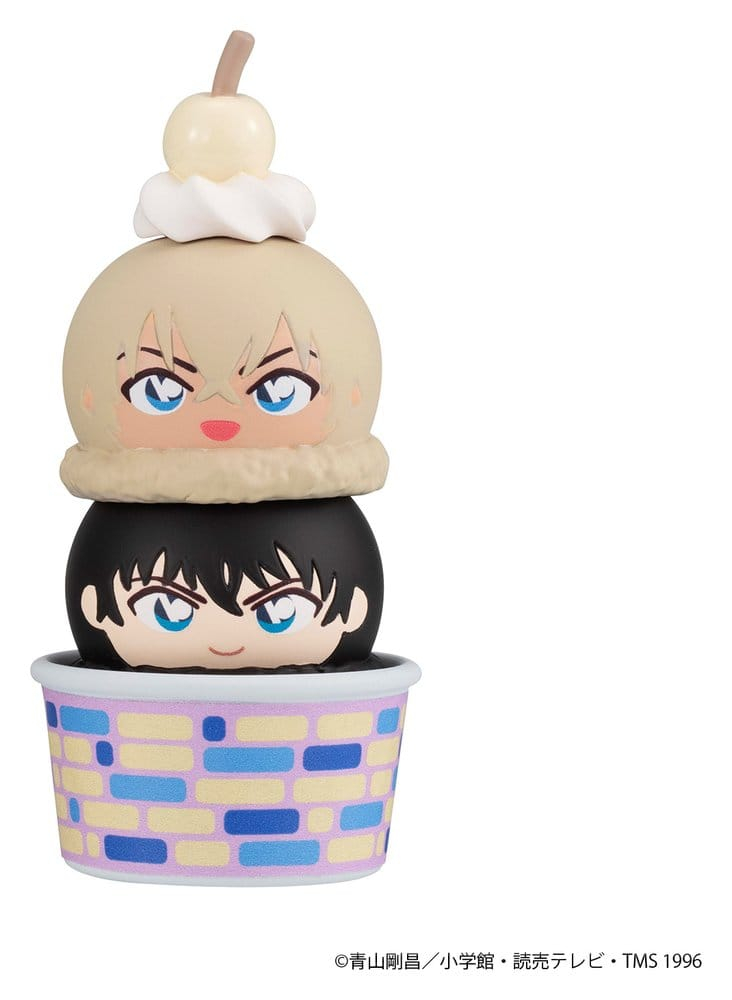 Detective Conan Tsumichen Stack up &amp; Change Mini Figures 8 cm Blind Box Assortment (6) (with gift) [6]