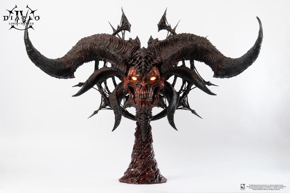 Diablo IV Art Mask Replica 1/1 Scale Lord of Hatred Mephisto 94 cm [8]