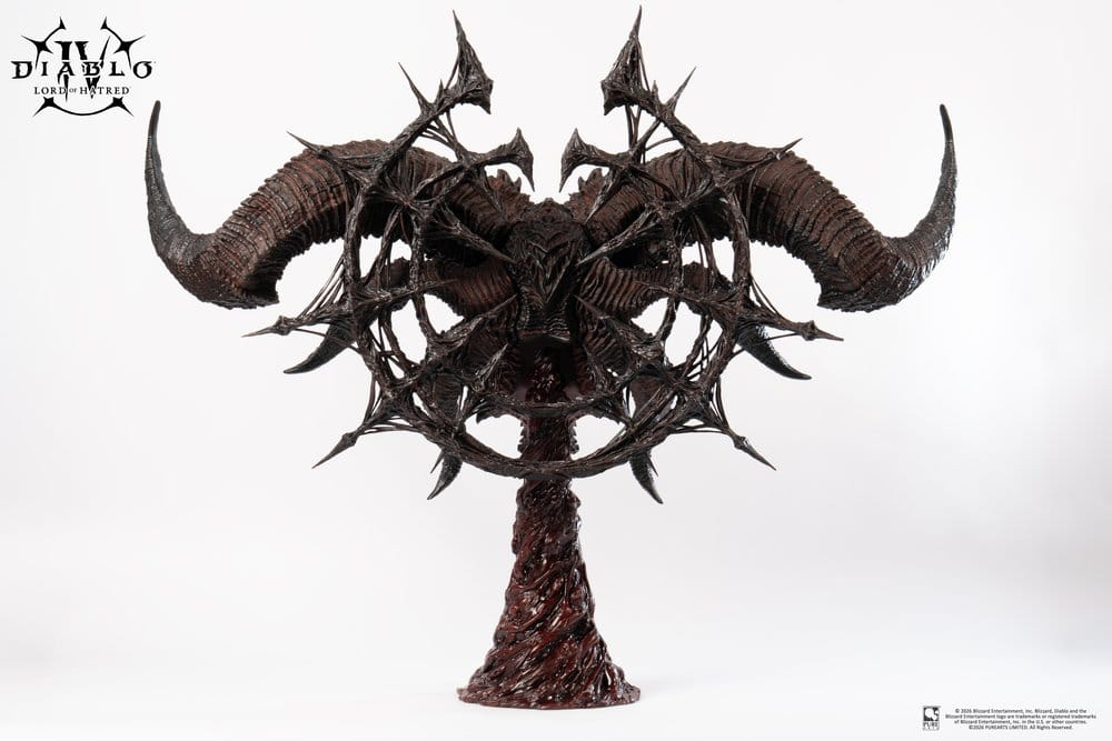 Diablo IV Art Mask Replica 1/1 Scale Lord of Hatred Mephisto 94 cm [4]