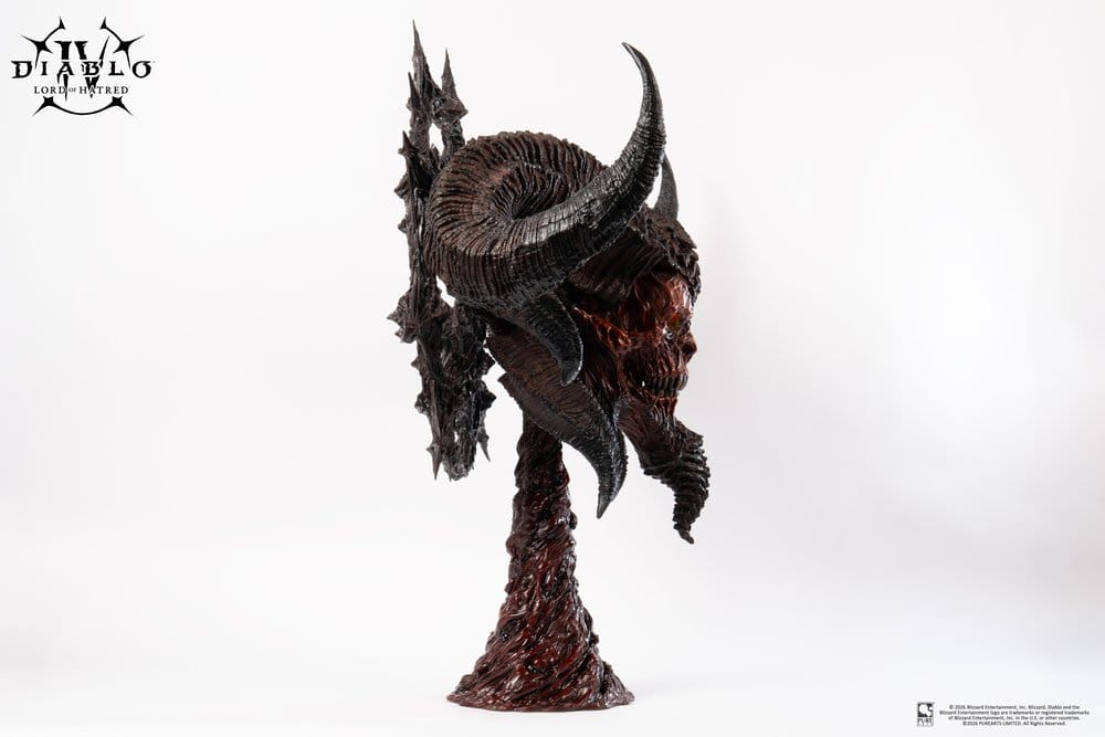 Diablo IV Art Mask Replica 1/1 Scale Lord of Hatred Mephisto 94 cm [6]