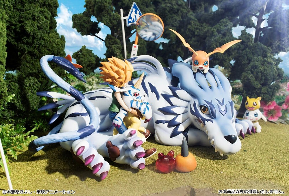 Digimon Adventure G.E.M. Series PVC Figure Garurumon & Ishida Yamato 25 cm (Repeat) [6]