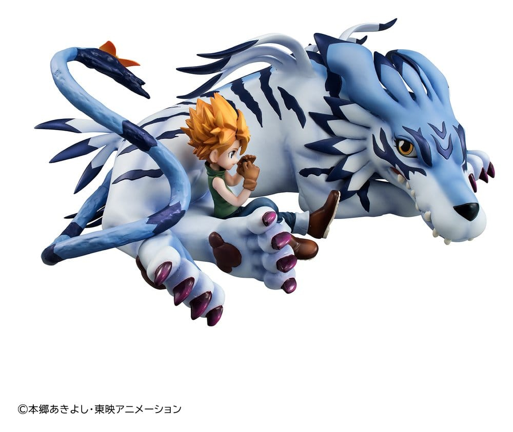 Digimon Adventure G.E.M. Series PVC Figure Garurumon & Ishida Yamato 25 cm (Repeat) [2]