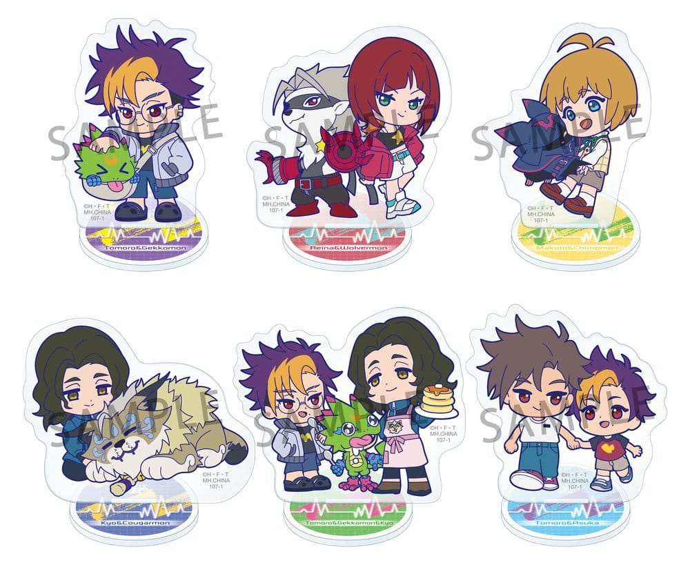 Digimon Buddycolle Acrylic Stands Beatbreak 6 cm Blind Box Display (6) [7]