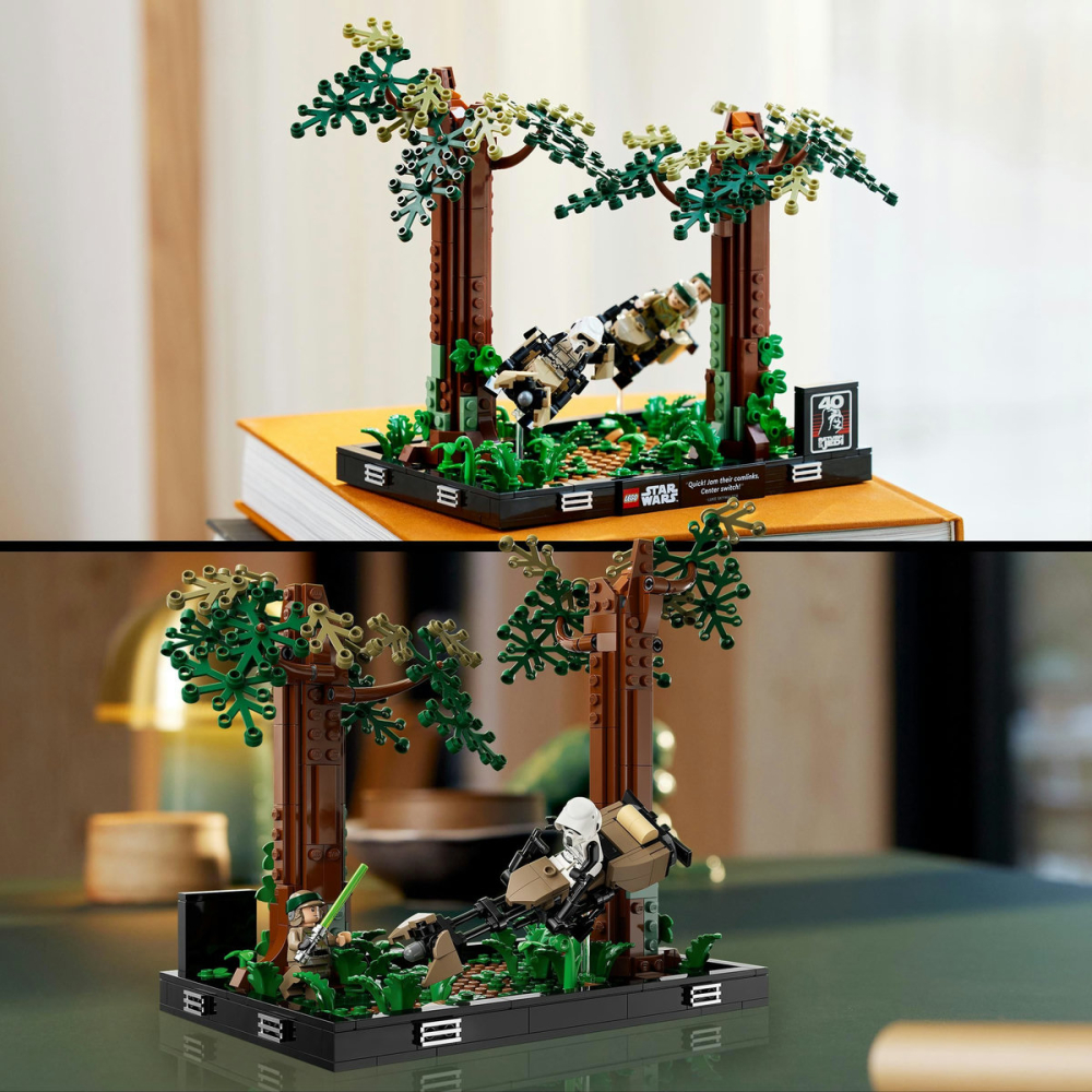 Diorama Urmarire cu speederul pe Endor [9]