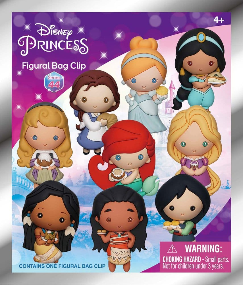Disney 3D PVC Bag Clips Princess with Food Serie 44 Display (24) [2]