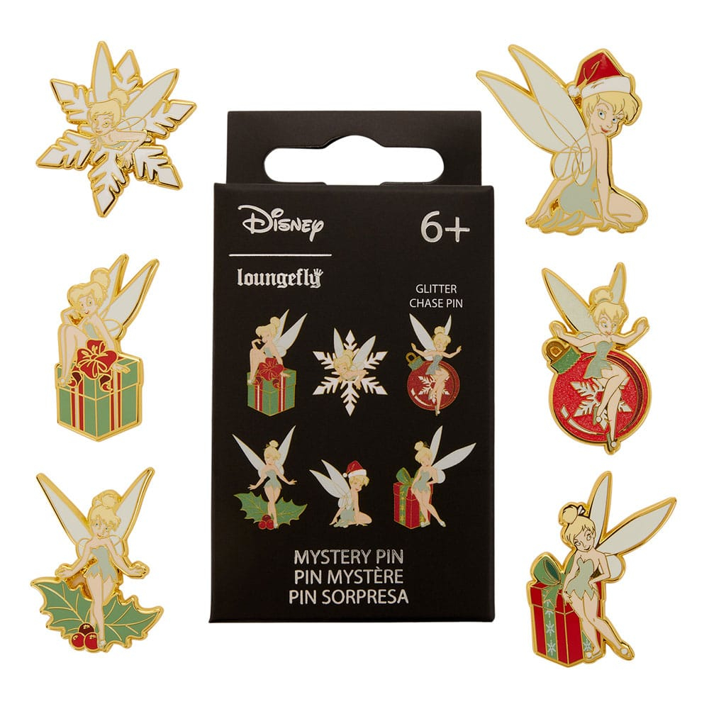 Disney by Loungefly Enamel Pins Blind Box Tinker Bell Holiday Assortment (12) [5]