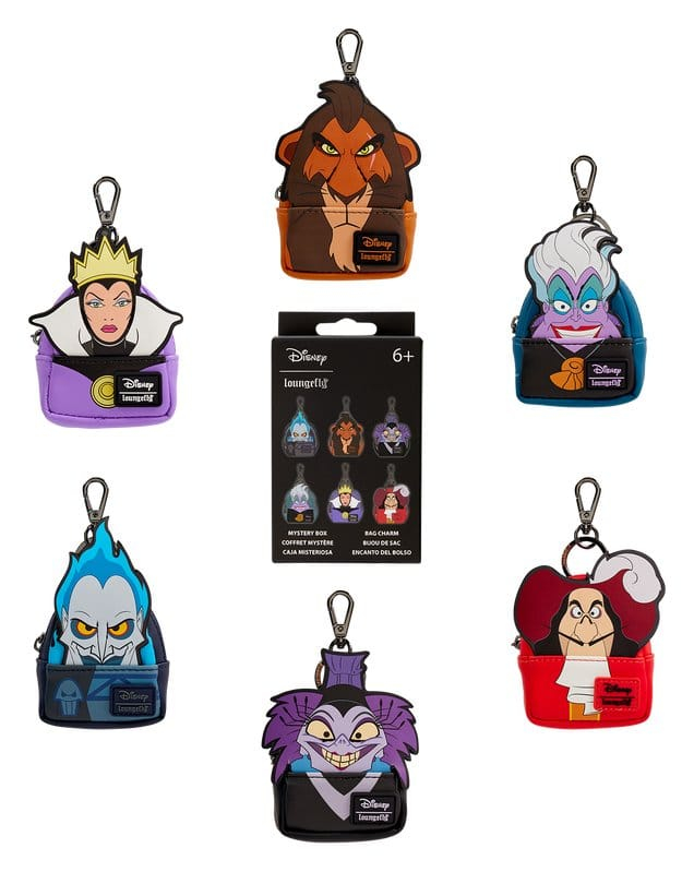 Disney by Loungefly Keychains Mini Backpack Villains Blind Box Assortment (15) [8]