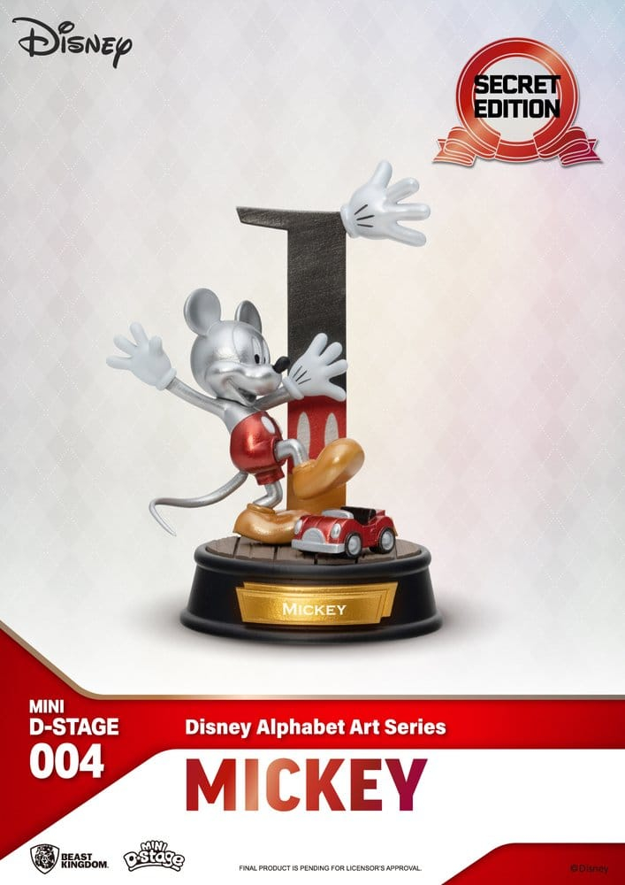 Disney Mini Diorama Stage Statues 6-pack Alphabet Art 10 cm [14]