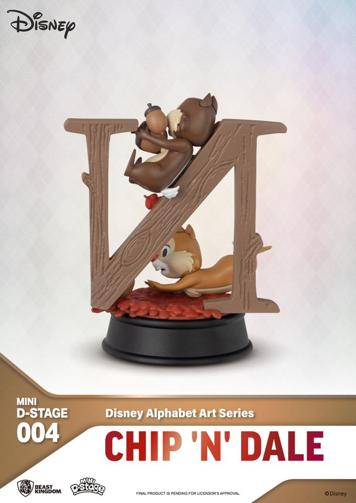 Disney Mini Diorama Stage Statues 6-pack Alphabet Art 10 cm [9]