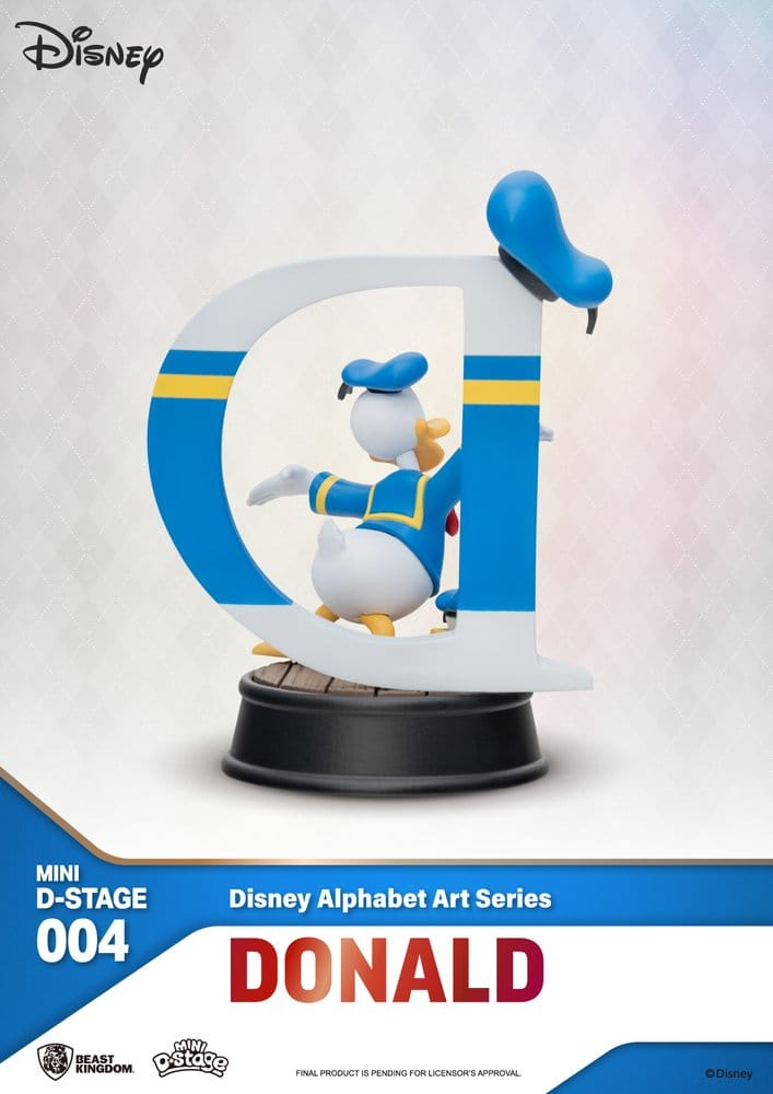 Disney Mini Diorama Stage Statues 6-pack Alphabet Art 10 cm [3]