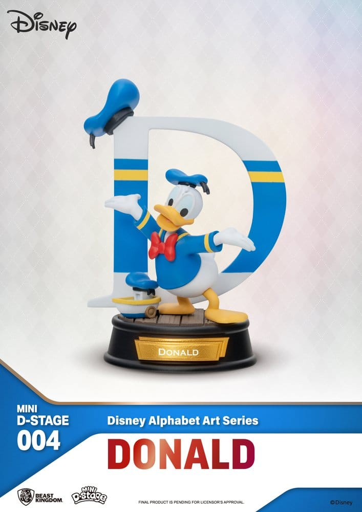 Disney Mini Diorama Stage Statues 6-pack Alphabet Art 10 cm [2]