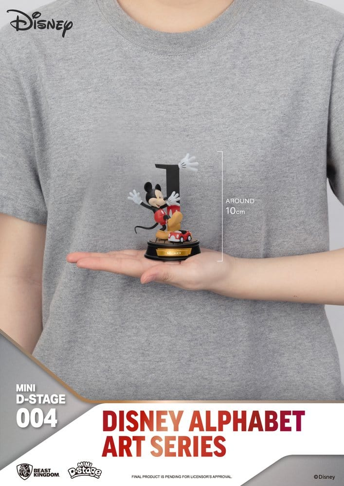 Disney Mini Diorama Stage Statues 6-pack Alphabet Art 10 cm [16]