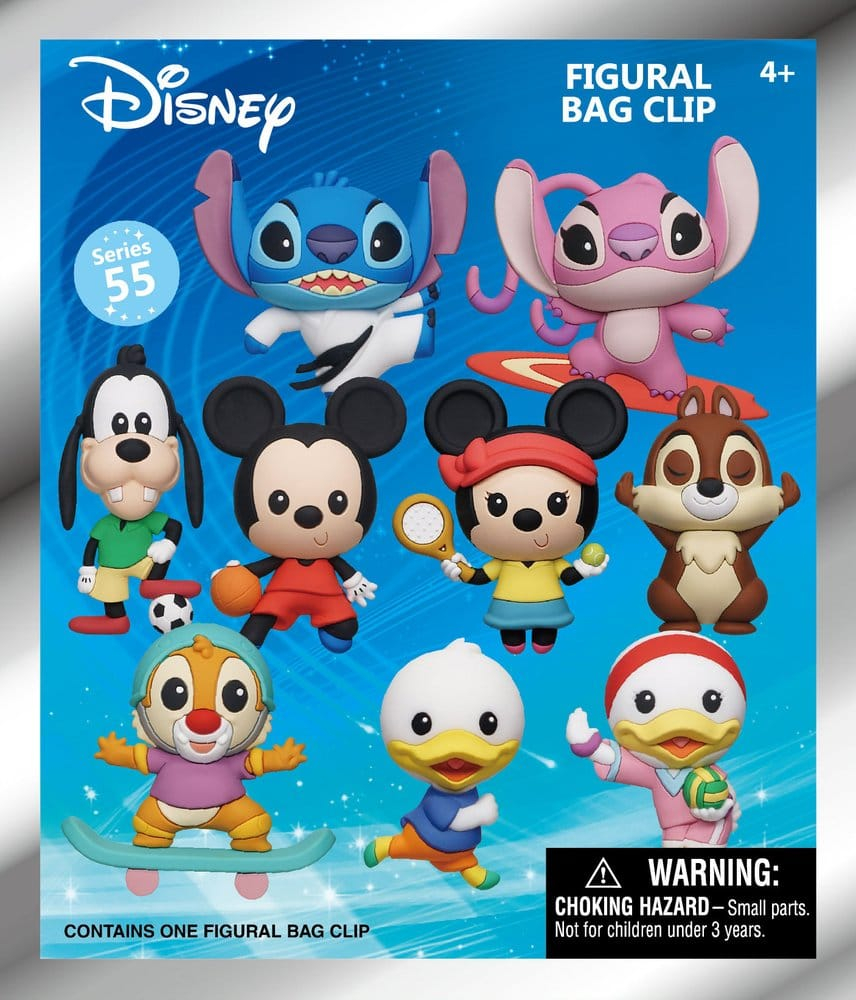 Disney Sports 3D PVC Bag Clips Series 55 Blind Bag Display (24) [2]