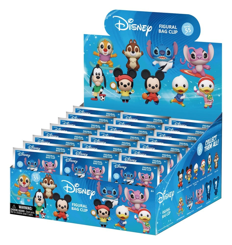 Disney Sports 3D PVC Bag Clips Series 55 Blind Bag Display (24) [3]