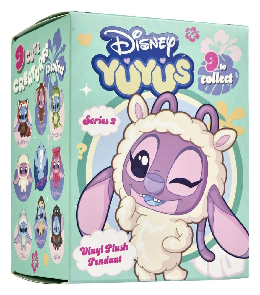 Disney YuYus Plush Key rings Wave 2 Stitch & Angel 13 cm Blindbox Display (8) [4]