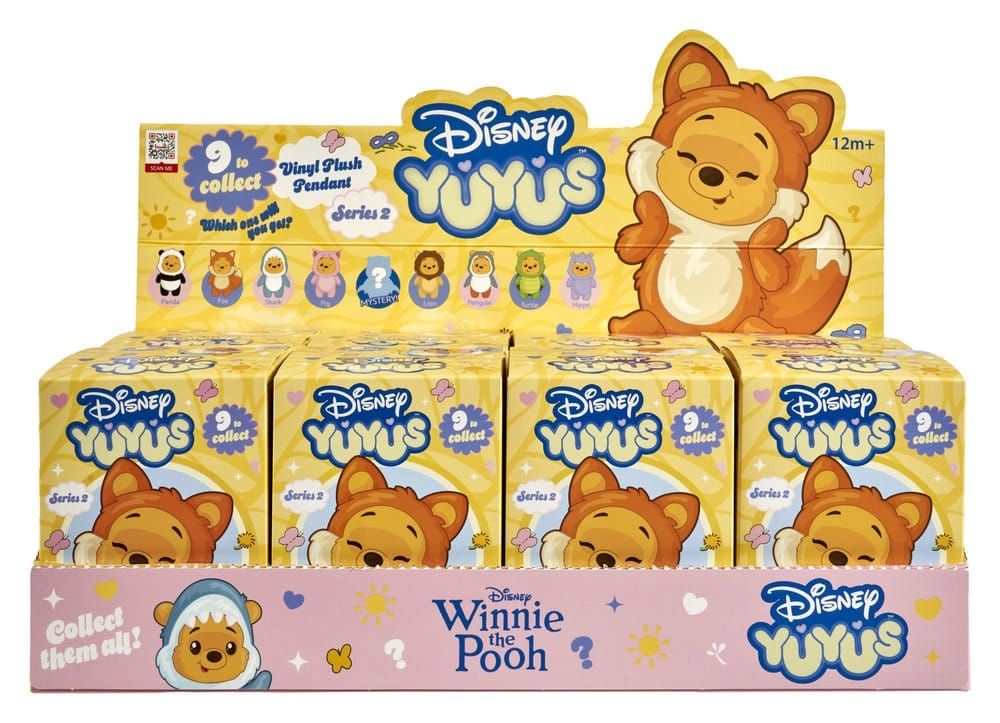 Disney YuYus Plush Key rings Wave 2 Winnie the Pooh 13 cm Blindbox Display (8) [2]