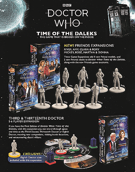 Doctor Who: Time of the Daleks - River, Amy, Clara, & Rory Friends Expansion [3]