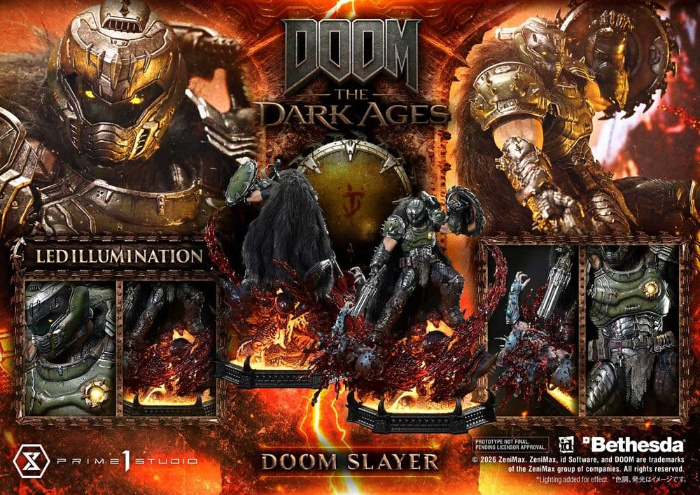 DOOM: The Dark Ages Ultimate Premium Masterline Series Statue 1/4 DOOM Slayer 77 cm [3]