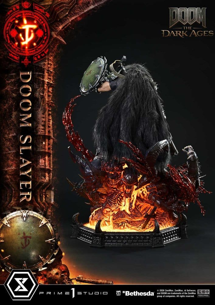 DOOM: The Dark Ages Ultimate Premium Masterline Series Statue 1/4 DOOM Slayer DX Bonus Version 77 cm [13]