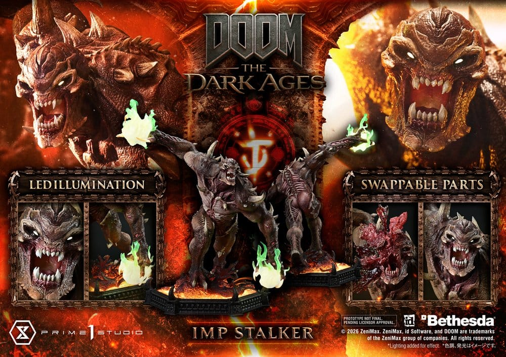 DOOM: The Dark Ages Ultimate Premium Masterline Series Statue 1/4 Imp Stalker 77 cm [3]