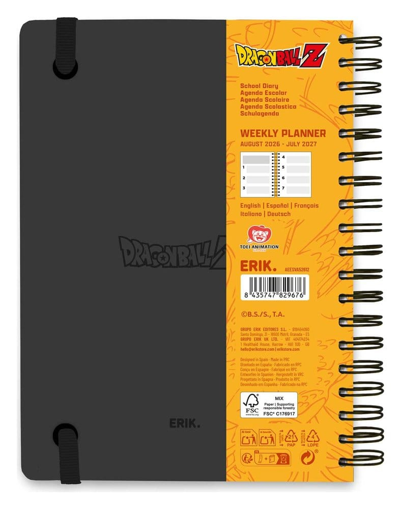 Dragon Ball School Diary weekly planner 2026/2027 A5 [3]