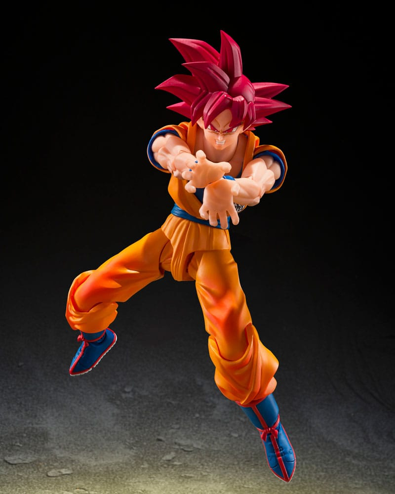 Dragon Ball Super S.H.Figuarts Action Figure Super Saiyan God Son Guko (God Aura) 15 cm [3]