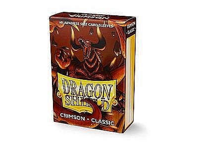 Dragon Shield Japanese Art Sleeves - Classic Crimson  (60 Sleeves) [1]