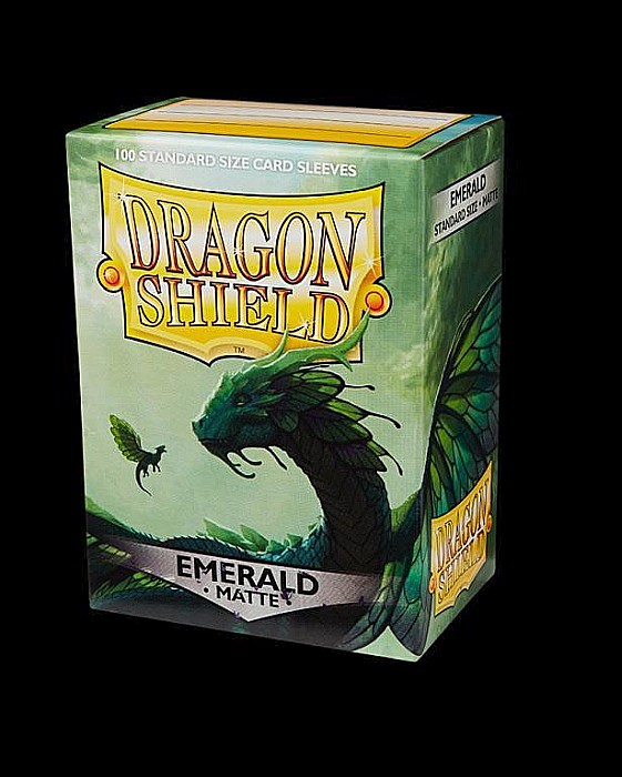 Dragon Shield Matte Sleeves - Emerald (100 Sleeves) [3]