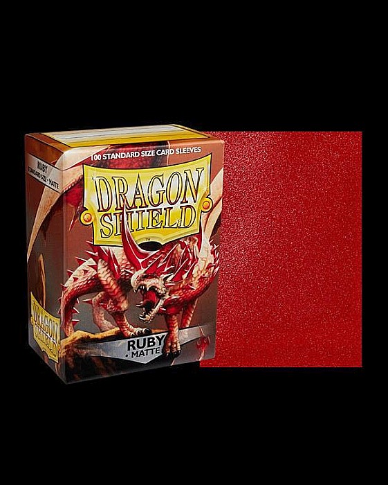 Dragon Shield Matte Sleeves - Ruby (100 Sleeves) [1]