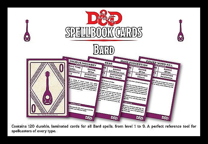 Dungeons and Dragons 5th edition RPG Spellbook Bard [2]