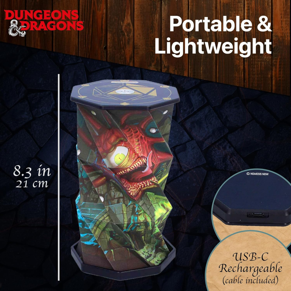 Dungeons & Dragons Beholder Foldable LED Lamp - Lampa Oficiala USB [4]