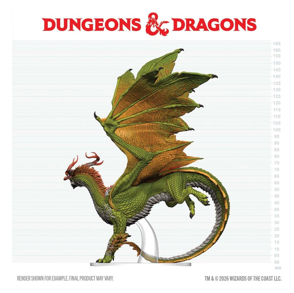 Dungeons & Dragons Icons of the Realms prepainted Miniatures Adult Spirit Dragon 24 cm [4]