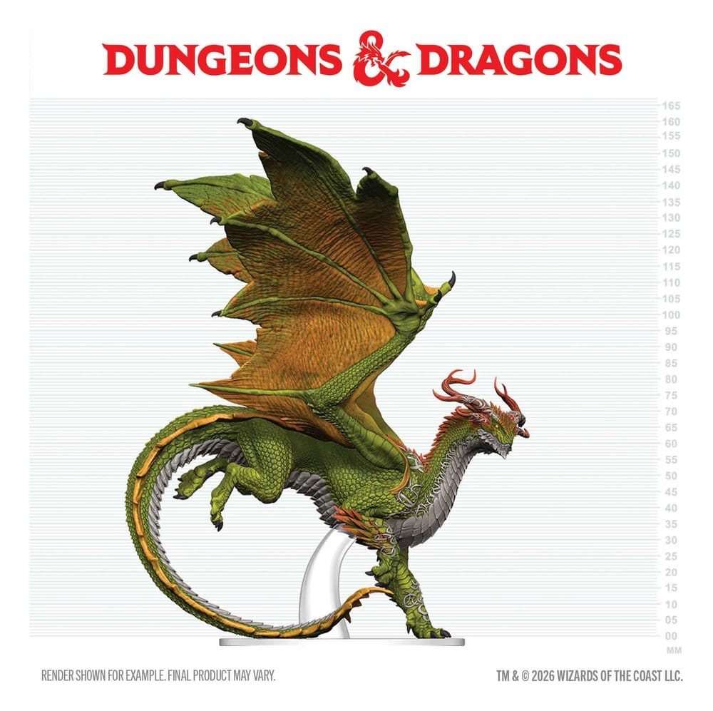 Dungeons & Dragons Icons of the Realms prepainted Miniatures Adult Spirit Dragon 24 cm [3]