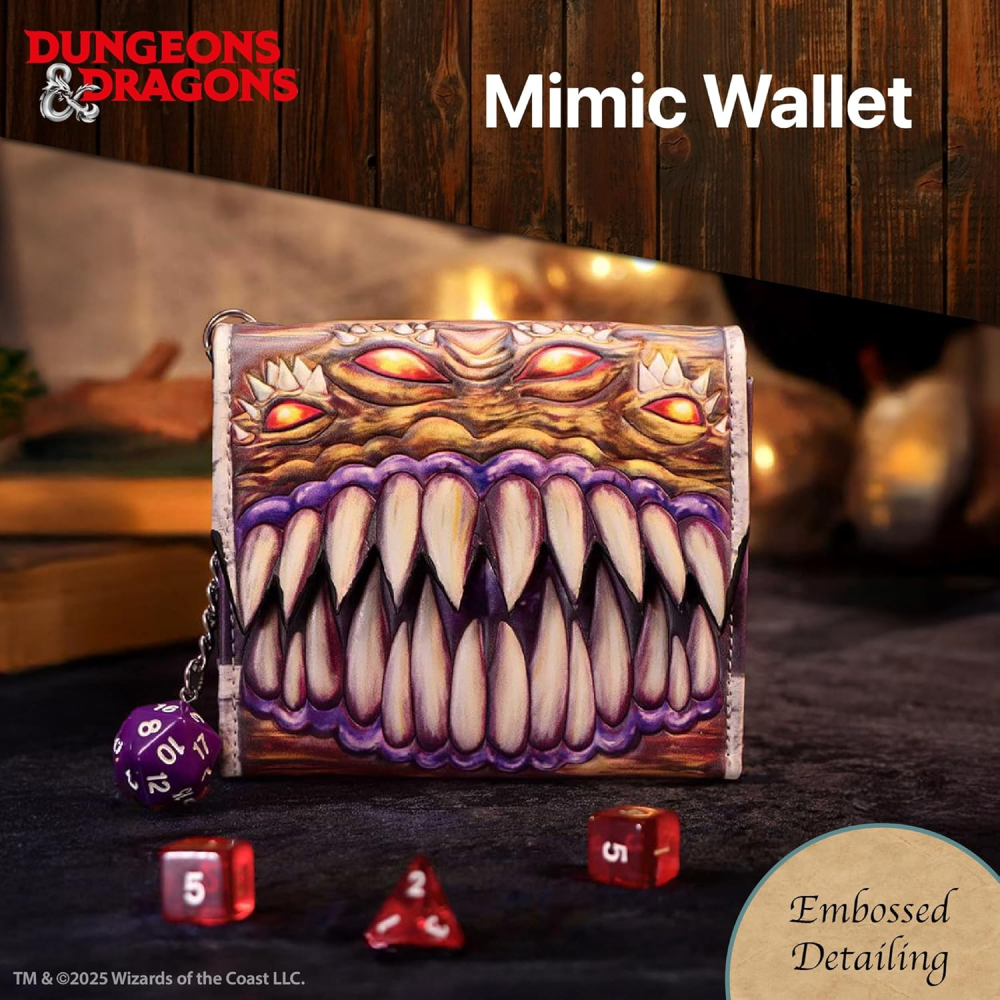 Dungeons & Dragons Mimic Wallet Portofel Oficial [2]