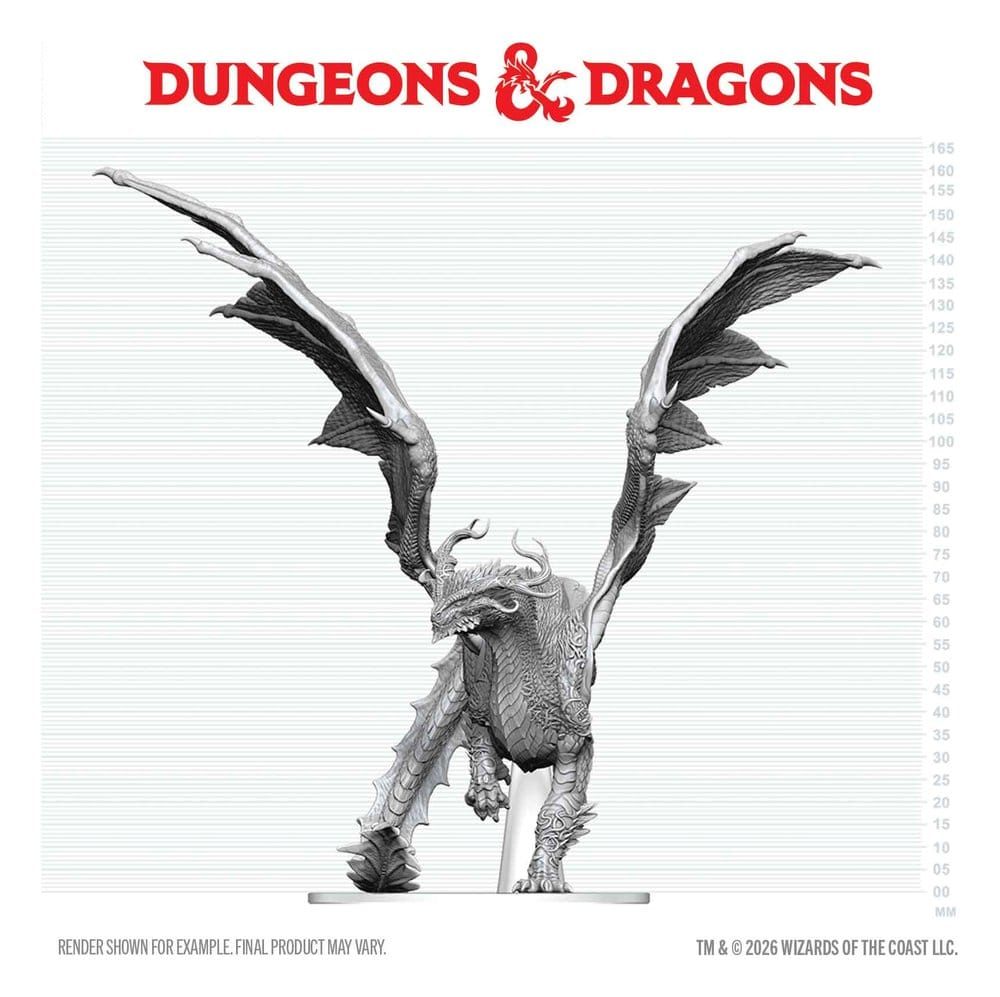 Dungeons & Dragons Nolzur's Marvelous Miniatures Unpainted Miniature Adult Spirit Dragon 24 cm [2]