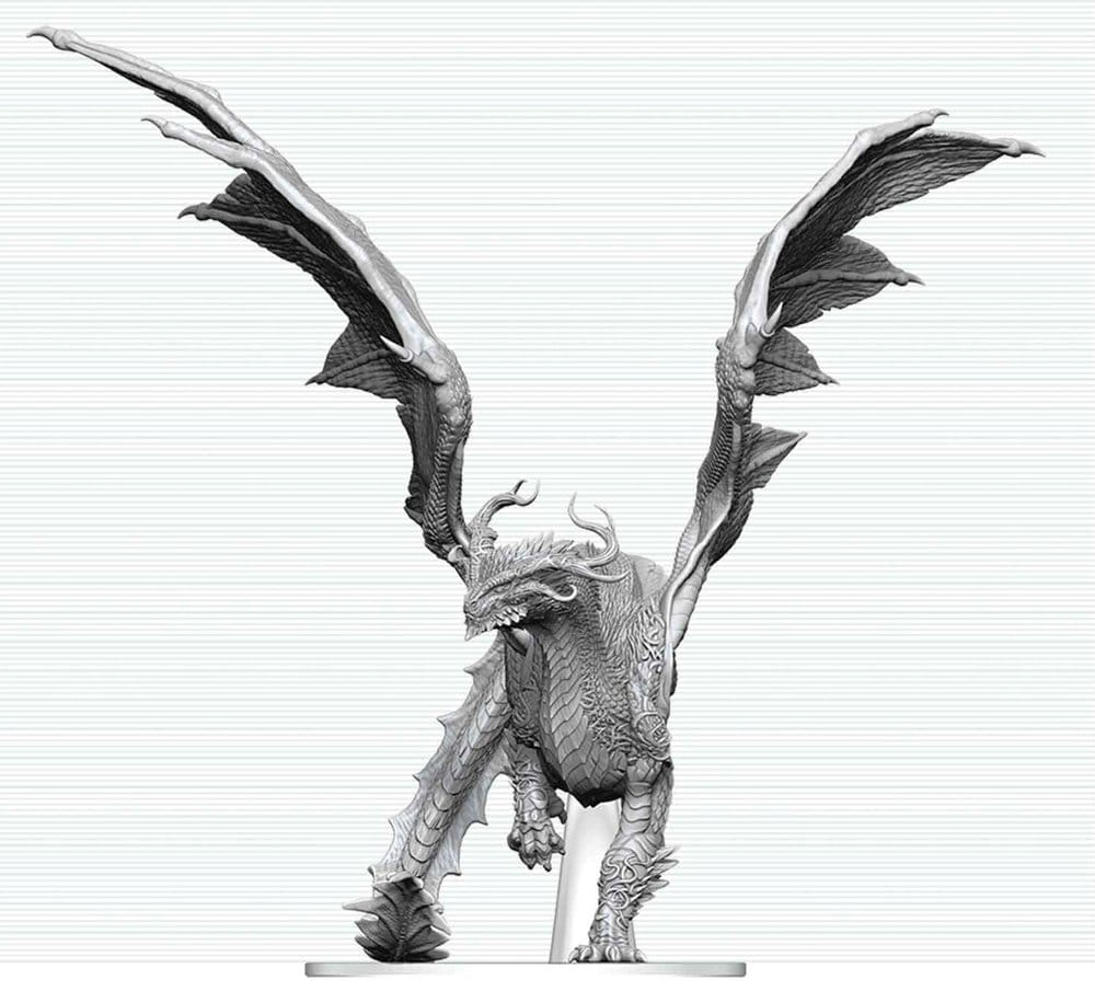 Dungeons & Dragons Nolzur's Marvelous Miniatures Unpainted Miniature Adult Spirit Dragon 24 cm [5]