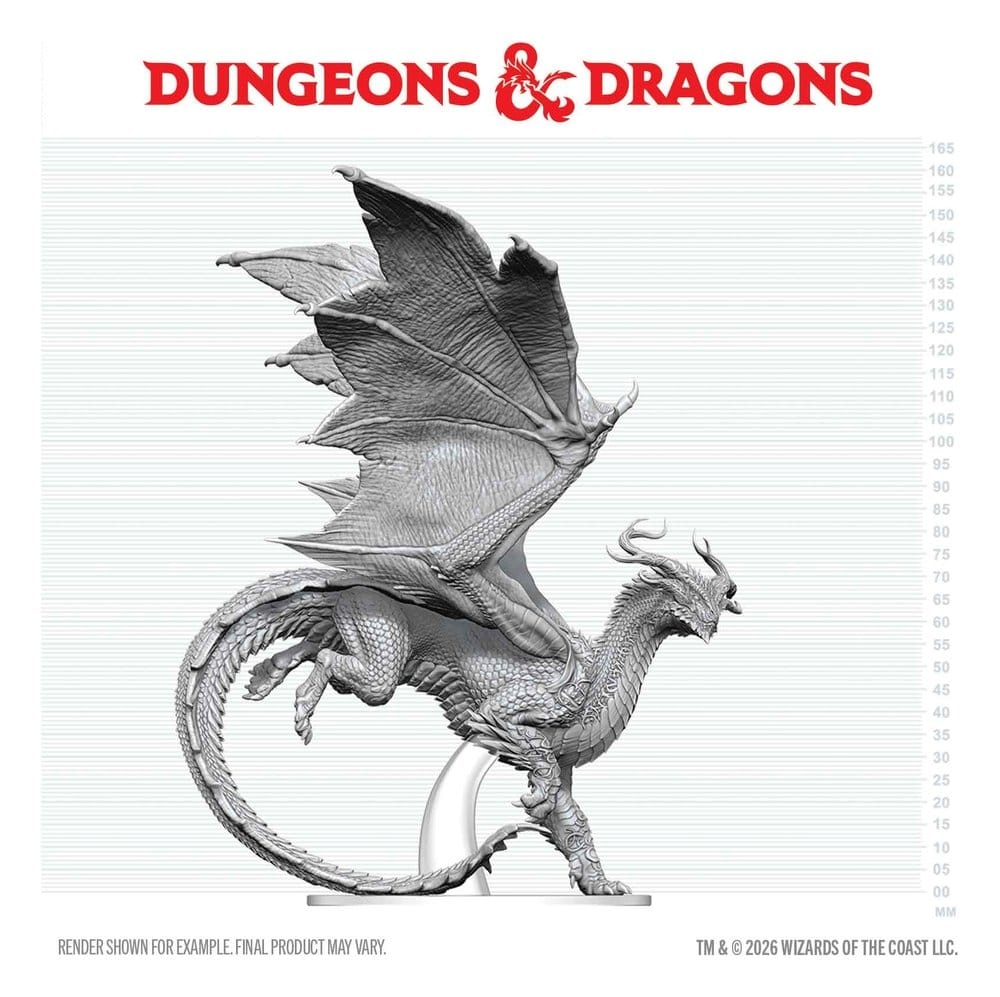 Dungeons & Dragons Nolzur's Marvelous Miniatures Unpainted Miniature Adult Spirit Dragon 24 cm [3]