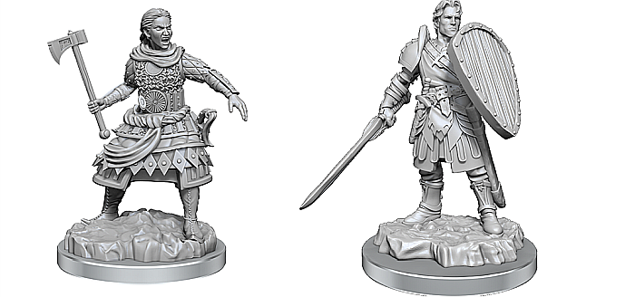 Dungeons & Dragons Nolzurs Marvelous Miniatures: Human Fighters [1]