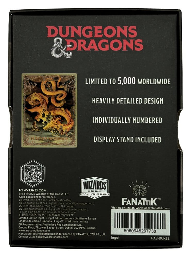 Dungeons & Dragons Player's Handbook Alternate Cover Metal Ingot - Limited Edition [3]