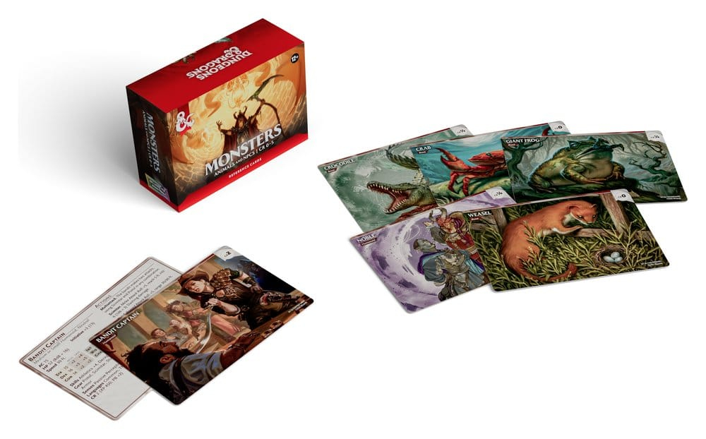 Dungeons & Dragons RPG Reference Cards: Monsters (Animals and NPCs) *English Version* [2]