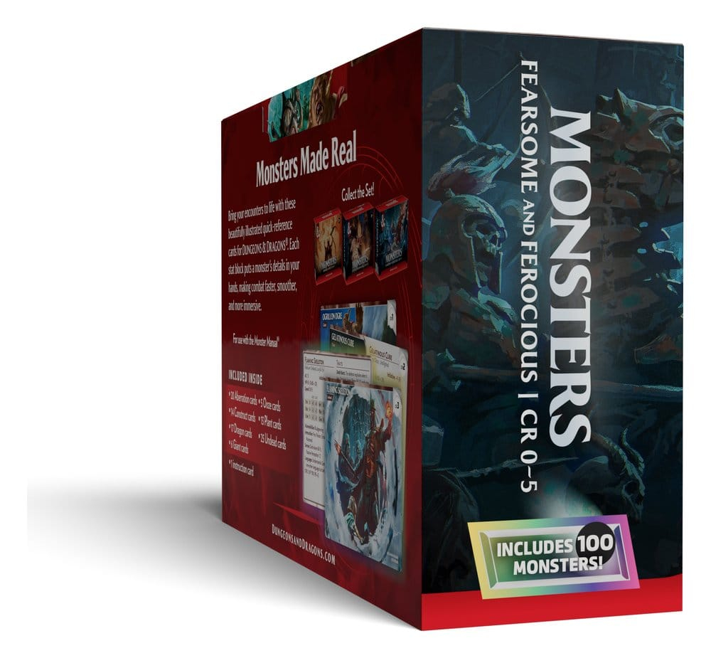 Dungeons & Dragons RPG Reference Cards: Monsters (Fearsome and Ferocious) *English Version* [3]