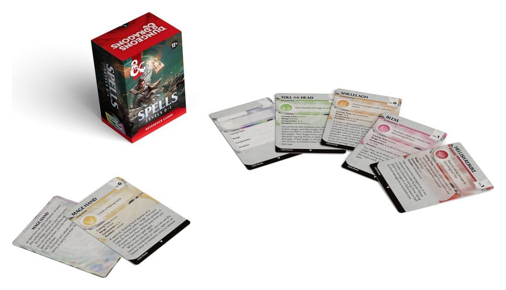 Dungeons & Dragons RPG Reference Cards: Spells (Levels 0-1) *English Version* [2]